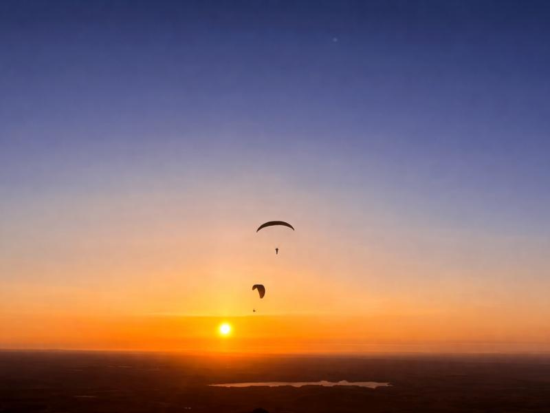 Agafay Desert Sunset Paragliding Tour from Marrakech