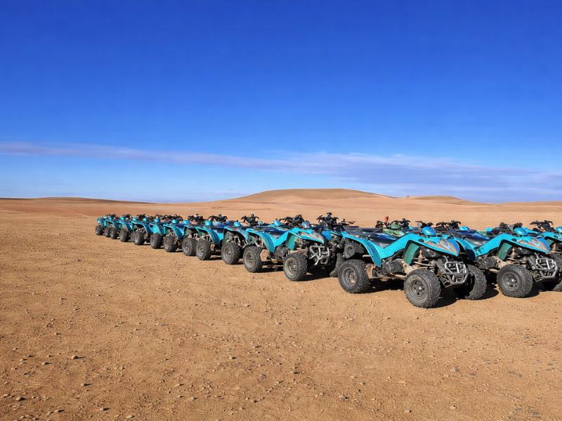 Marrakech Agafay Desert Quad Biking Tour with Dinner & Show
