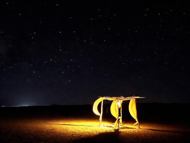 Marrakech Desert Sunset Camel Ride with Dinner & Bonfire Show